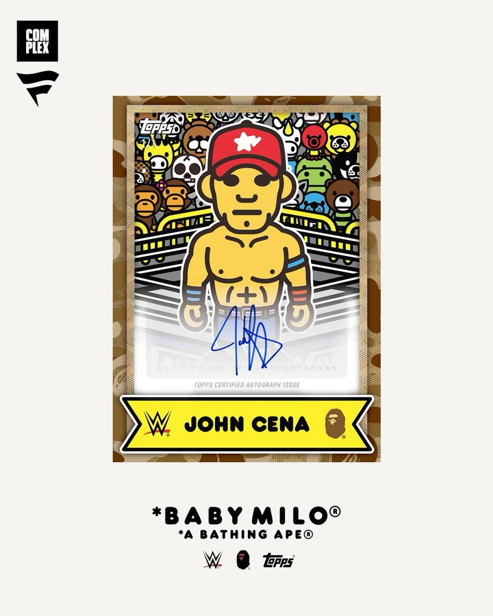 WWE x BAPE x TOPPS Collection