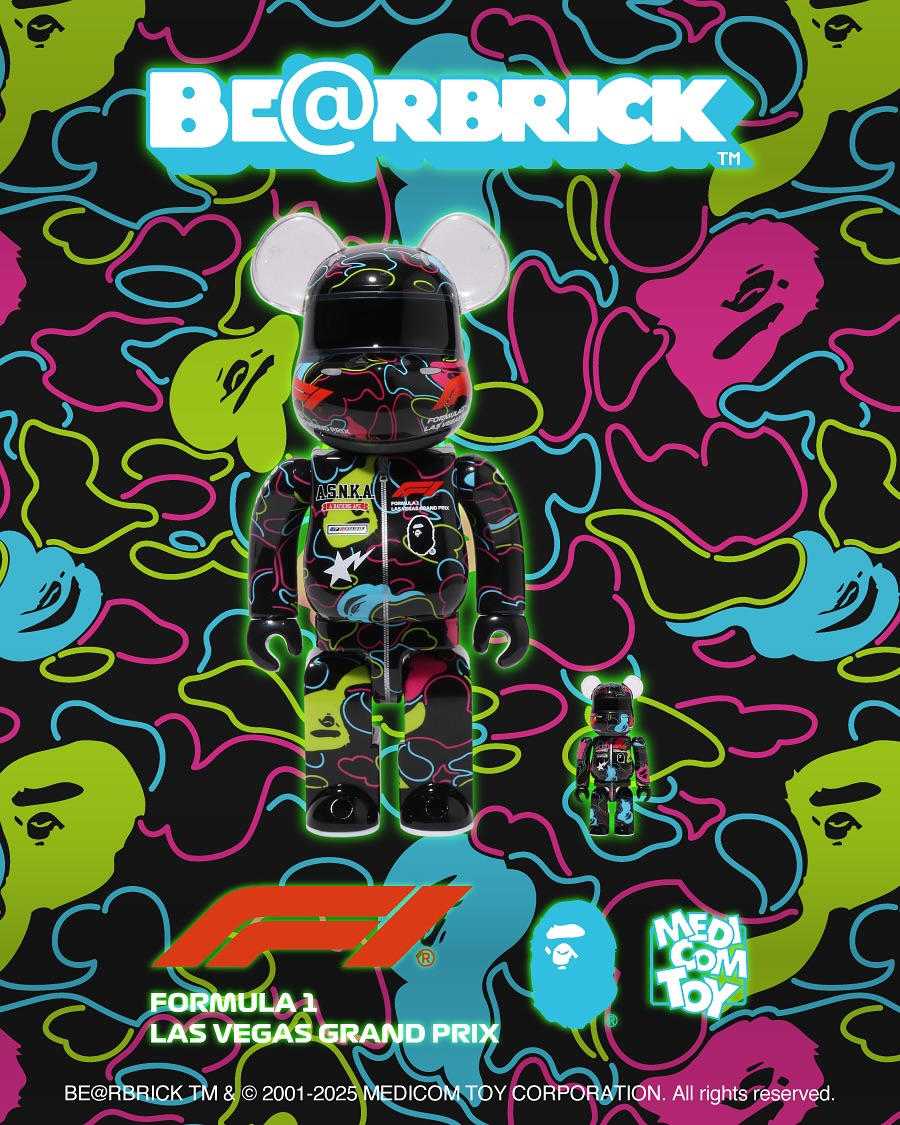BAPE® x F1 LAS VEGAS BE®RBRICK